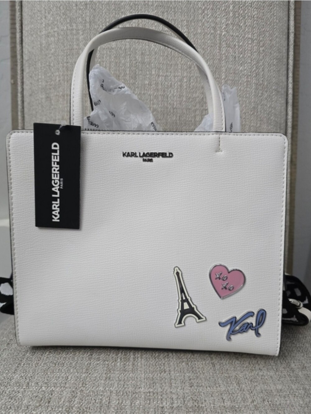 Karl Lagerfeld Paris Maybelle Satchel NWT